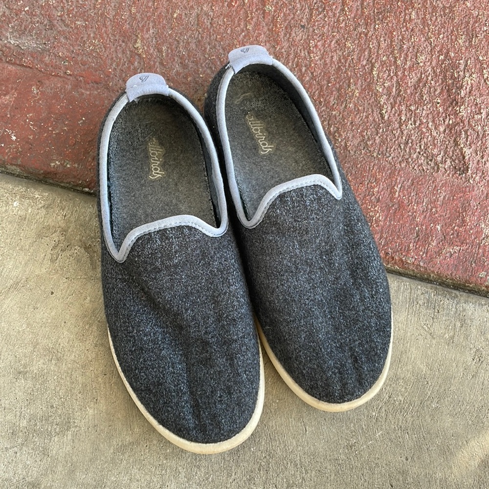 AllBirds Midnight Wool Lounger. Size 7. Worn.